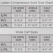 10 Pair Graduated Compression Socks L Xl Wide New