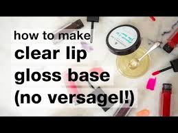 diy clear lip gloss base make lip