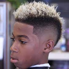 Black men opt for mohawks when they want to have a tougher and fiercer look. Mohawk Color Black Boys Haircuts Men S Haircuts Black Boys Haircuts Boys Haircuts Little Black Boy Haircuts