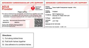 As the authority in resuscitation science, research and training, we publish the official aha guidelines for cpr & ecc. Find My Wallet Card Nar Media Kit