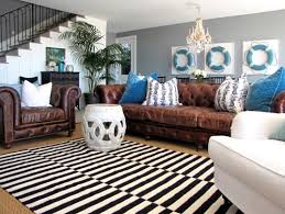 decorating with a brown sofa