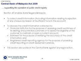 To enable the bank to meet the objectives of a central bank, it is vested with comprehensive legal powers under the following legislation to regulate and supervise an act to provide for the continued existence of the central bank of malaysia and for the administration, objects, functions and powers. Confidential Advancing Microfinance Under Malaysia S Sme Financing Ecosystem