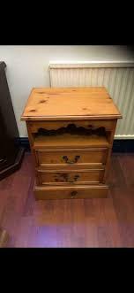 Antique Pine Pine Bedside Drawers In