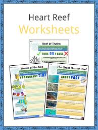 heart reef facts worksheets history