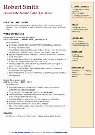 home care istant resume sles
