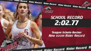 schein becker breaks rider 800m record