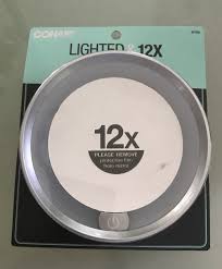 conair lighted x 12x mirror