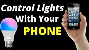 how to control lights with a phone