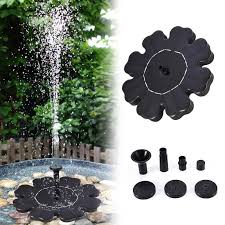 If you are a handy diy customer, you can build an outdoor water fountain with the solar pumps below. 1 4w 8v New Water Fountain Pump Outdoor Tools Diy Solar Powered Pump For Pool Garden Aquarium Solar Power Floating Water Fountain Pump Pool Home Garden Outdoor Decoration Buy Online At Best Prices