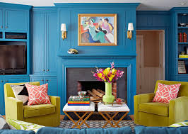 decorate with blue walls