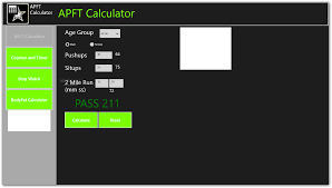 Download Apft Calculator 1 0 0 6