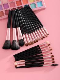 22pcs mixed color makeup brush set in