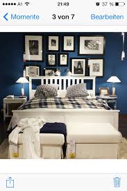 ikea hemnes bed blue bedcover love it