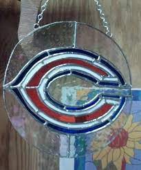 Chicago Bears Stained Glass That I Made
