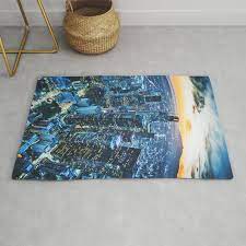 los angeles downtown rug by