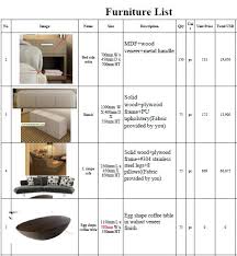 C4122 software development invoice sample 2. Furniture Boq Format