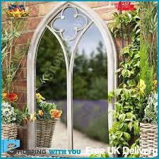 Gothic Rustic Arch Garden Mirror Indoor
