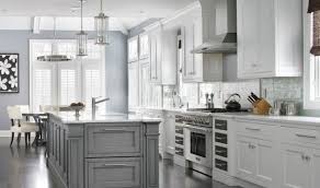 kitchen cabinets black or gray