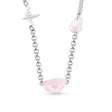 natural rose quartz necklace jeulia