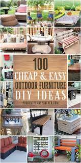 easy diy outdoor furniture ideas