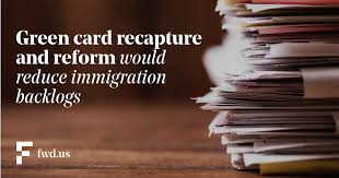 Frontline healthcare workers need immediate relief, they are suffering for a very long time. Green Card Recapture Would Reduce Immigration Backlogs
