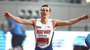Mariya lasitskene, competing as an authorised neutral athlete, wins third women's high jump world title in a row. Karsten Warholm Breaks World Record In Men S 400 Meter Hurdles