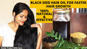black seed hair oil grow long thick
