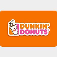 dunkin donuts 2 00 gift card other
