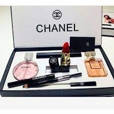 chanel 5 in 1 gift set makeup perfume box