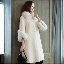Fashion Elegant Faux Fur Coat