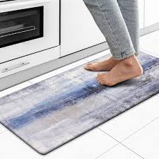 kitchen floor mat blue kitchen rugs