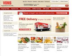 testing out the vons home delivery