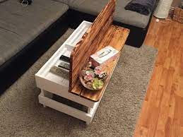 Wood Pallet Coffee Table With Storage