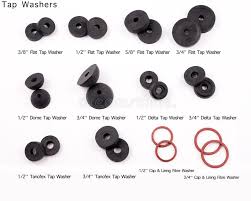 Tap Washer Selection Size And Type Chart Stock Image Image