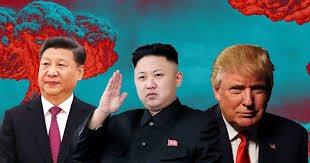 Image result for china, north korea, and the U.S.