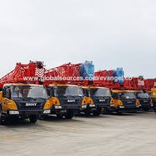 China Hydraulic Truck Crane 75 Ton For Sany Stc750 Mobile