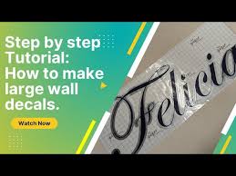 tutorial how to apply a wall decal