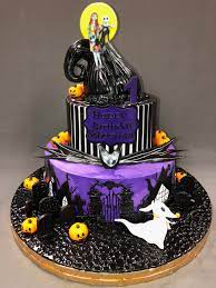 My daughters birthday is at the end of november. The Nightmare Before Christmas Theme 1st Birthday Cake Skazka Desserts Bakery Nj Custom Birthday Cakes Cupcakes Shop