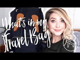 what s in my travel bag zoella you