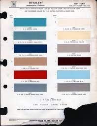 paint chips 1964 ford