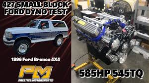 585hp 427ci small block ford dyno test