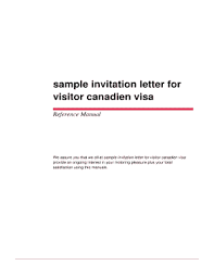 free editable visa invitation letter