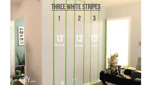 Painting A Striped Accent Wall