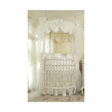 Of Swans And Angels Round Crib Bedding