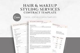 editable styling services contract