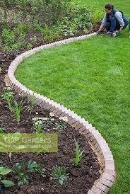 Brick Edging Garden Planters