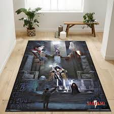 shazam the wizard rug custom size and