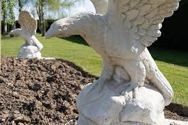 Cast Stone Giant Eagle Garden Statues