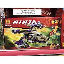 Bộ lắp ráp xếp hình Lego Ninjago Bela 310+ PCS No.10321: Mô hình máy bay  độc xà
