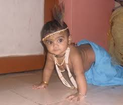 little krishna and little radha tamil